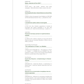 Page Rubrique - Productions scientifiques