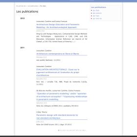 Publications classées par date