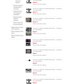 Page de sous-rubrique