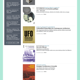 Page d'accueil du RAMAU, desktop