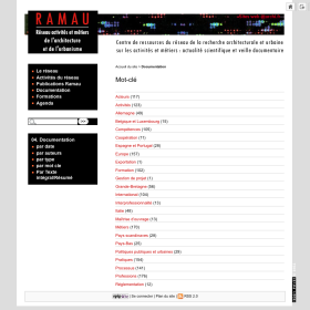 Liste des mots-clés