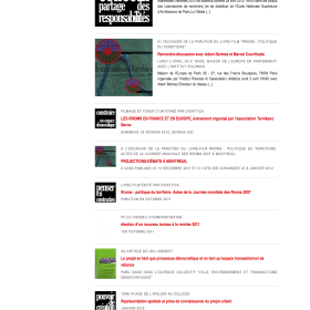 Page d'accueil du site.